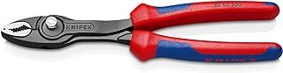 KNIPEX 82 02 200 SB TwinGrip front and side gripping pliers with comfort handles grey atramentized 200 mm