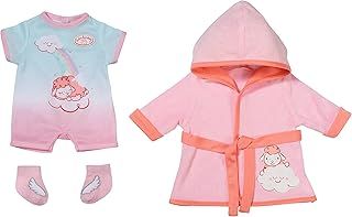 Baby Annabell Deluxe Bathtime Set 43cm - Angel Wings & Sheep Pattern - Easy for Small Hands, Creative Play Promotes Empathy & Social Skills, For Toddlers 3 Years & Up - Includes Robe, Romper & Socks