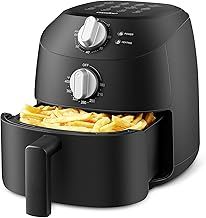 Midea Small Air Fryer, 1150 Watt, 2L Airfryer, Temperature Control, Timer, Indicator Light, BPA-Free, Black