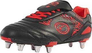 Razor Rugby Boots | Sturdy Material, Lace-Up - Lightweight | Flexible and Comfortable Mesh Lining | Multicolor, Senior 8 Stud and Junior 6 Stud Available
