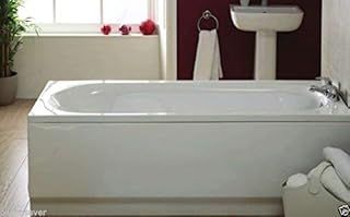 Bathroom Bath Side Front Panel 1700 mm White Gloss Easy Cut Length