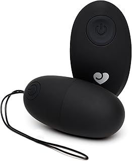 Lovehoney Secret Agent Remote Control Vibrator for G-Spot - Vibrating Love Egg Sex Toy for Women and Couples - 10 Vibration Modes - Rechargeable Wearable Adult Sex Toy for Couples - Black