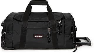 Eastpak Leatherface S + Wheeled Luggage, 55 x 34 x 26 cm, 41 L - Black (Black)