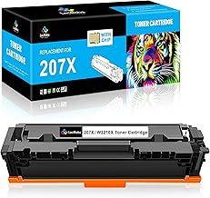 LeciRoba 207X (with Chip) for HP W2210X W2212X W2213X W2210A W2212A W2213A 207X 207A Toner for HP Color Laserjet Pro MFP-M283fdw MFP-M283fdn MFP-M282nw - Black at Competitive Price