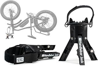 Portable Repair Stand V3 | 3.7" Ground Offset, for Bicycles, eBikes | Compatible w All Electric Bikes | Set of 2 Jacks