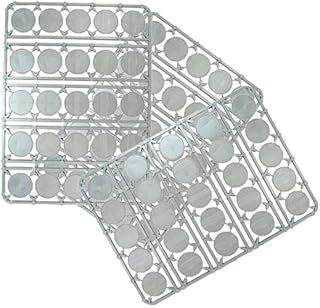 Warlord Games 75 x Plastic 25mm Round Model bases (lipped) for tabletop miniatures