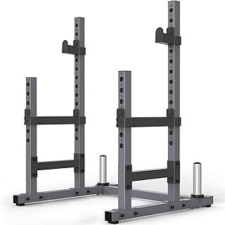 PASYOU SR30 Adjustable Squat Rack, Heavy Duty Gym Rack Stand, Multifunctional Power Rack Weight Bench Support for Home Gym Strength Training, Bench Press Dumbbell Rack with Max Load 1800lbs