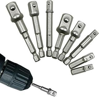 Aiweijia Impact Grade Socket Adapter Extension Set,8PCS Impact Driver Power Bit Set,1/4", 3/8", and 1/2" Drive for Drill and Cordless Screwdriver