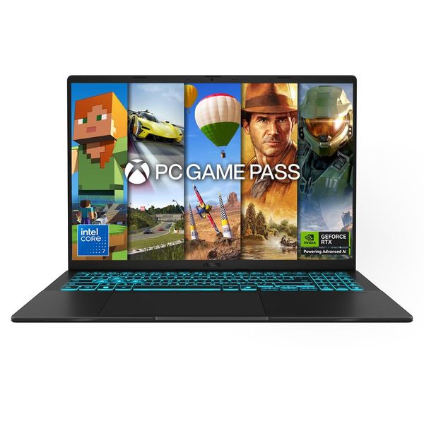 ASUS V16 V3607VM Gaming Laptop | 16.0" WUXGA 144Hz Screen | Intel Core 7 240H | NVIDIA GeForce RTX 5060 | 16GB RAM | 1TB PCIe SSD | Backlit Keyboard | Windows 11 | 3 Month Xbox Game Pass
