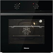 Hisense BI62020ABGUK - Built-in 60L Electric Single Oven - Black - 530x595x595 mm (DxWxH) - A Rated, Extra Large