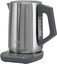 Ninja Perfect Temperature Kettle, 1.7L, with Temperature Control, LED Display, Easy to Use Kettle with Rapid Boil and Temperature Hold, Stainless Steel KT201UK