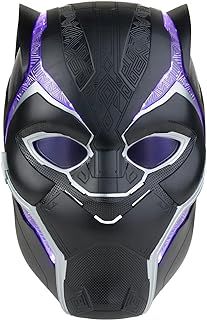 Marvel Legends Series Black Panther Premium Electronic Role Play Helmet with Light FX and Flip-Up/Flip-Down Lenses