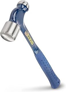 Estwing E3-32BP 32oz Ballpeen Hammer with Nylon Vinyl Shock Reduction Grip,Blue