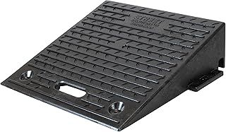 Single 6" Inch Driveway Kerb Ramp, Heavy Duty Rubber Ramps Perfect for Pavements, Low Cars, Kerb Ramps for Motorhome, Truck, Shed Ramps, Pets & Wheelchair Threshold Ramp (6")