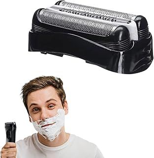 Braun S3 Replacement Head - Wet Dry Electric Shaver Head Compatible with Braun Series 32B Electric Shavers