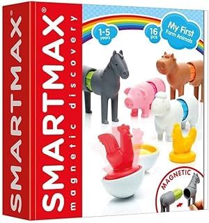 SmartMax - My First Farm Animals, Magnetic Discovery Play Set, 16 pieces, 1 - 5 Years