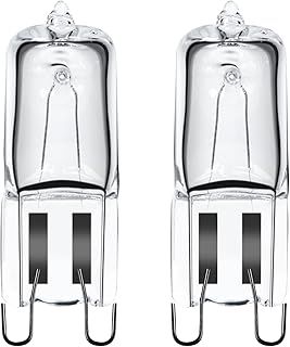 GMY G9 Halogen Oven Bulb 25W 230V 300℃ Heat Tolerant for Neff/AEG/Zanussi/Bosch/Oven Light Bulb 2 Pack