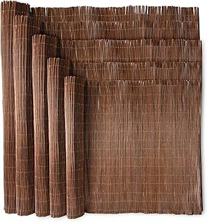 1m x 5m Willow Bulrush Natural Garden Fence Panel Screening Roll Privacy Border Wind & Sun Protection