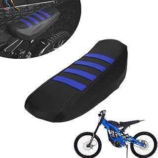 JFG RACING Dirt Bike Seat Pad, Anti-Slip Motorcycle Seat Cover for Sur-Ron X/S Sur Ron Light Bee Electric Bike - Blue