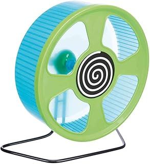 Trixie Exercise Wheel, Plastic, ø 20 cm , Assorted (Pink or Green & Blue)