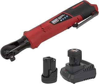 Sealey CP1209KIT 12V 1/2" Sq Drive Lithium-ion Cordless Ratchet Wrench - 2 Batteries