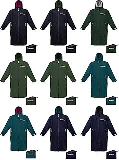 Two Bare Feet Kids and Adults Weatherproof Packable Waterproof and Windproof Changing Robe with Bag for Surfing, Swimming, SUP