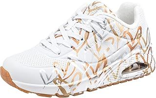 Skechers Women's Uno-Metallic Love Sneaker