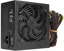 JUSTOP Black 700W Power Supply Unit ATX PSU With 120MM Quiet Fan, Active PFC Protection, 6x SATA, 1x 6+2 Pin PCI-E, 8-Pin 12V