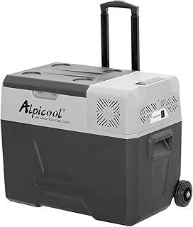 Alpicool CX40 40L Portable Refrigerator Car Fridge Freezer with Telescopic Handle Cool Box for camping, driving, Picnic