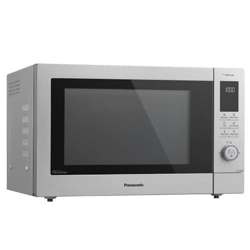 Panasonic NN-CD88QSBPQ 4-in-1 Combination Microwave Oven with Air Fryer, Grill & Convection – 34L, 1000W Inverter Technology, Genius Sensor Cooking, Stainless Steel
