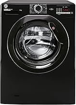 Hoover H-WASH 300 LITE 9kg Freestanding Washing Machine, 1400 RPM, B Rated, AC Motor, NFC & IoT App, 15+1 Programmes, Allergy Care Cycle, Black, 60x53x85 cm - H3W492DABB4/1-80
