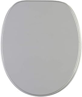 Sanilo Soft Close Toilet Seat, Wide Choice of New Toilet Seats, Stable Hinges, Easy to Mount (Grey)