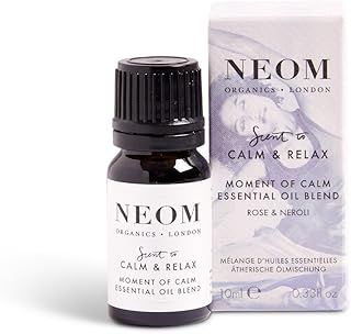 NEOM- Moment of Calm Essential Oil Blend, 10ml | Wild Rose & Neroli | Scent to Calm & Relax