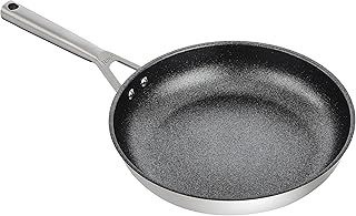 Ninja ZEROSTICK Stainless Steel Cookware 30cm Frying Pan, Long Lasting, Non-Stick, Induction Compatible Frying Pan, Oven Safe to 260°C, Cast Stainless Steel Handle C60030UK