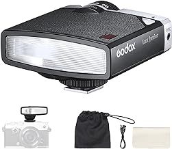 Godox Lux Junior Retro Camera Flash, 6000K±200K On-Camera Flash, 7 Levels Flash Power Retro Camera Speedlite, Support Auto & Manual Modes,Compatible with Canon Nikon Sony Fuji Olympus Hot-Shoe Cameras