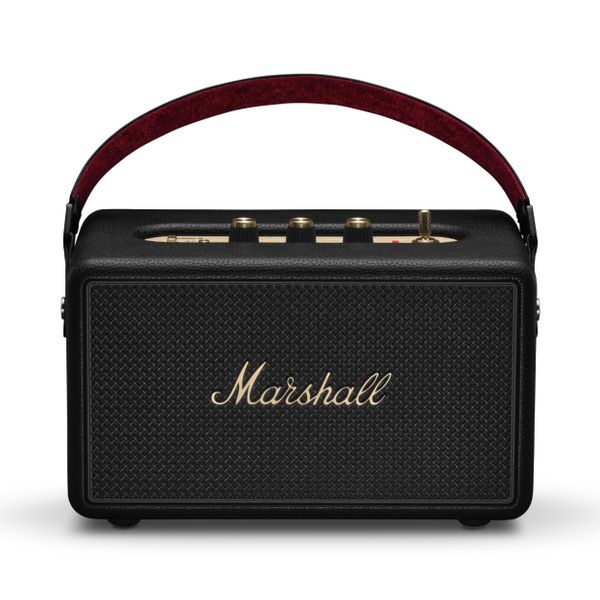 Marshall Kilburn III Portable Bluetooth Wireless Speaker, 50+ Hours Playtime - Black & Brass