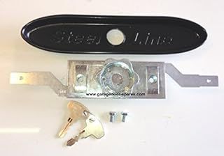 Steel Line Roller Shutter & Replacement Garage Door Lock Black Facia