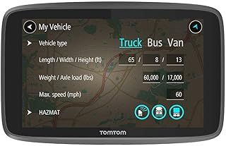 TomTom Truck Sat Nav GO Professional 520 with European Maps and Traffic Services (via Smartphone) Updates via WI-FI, Designed for Truck, Coach, Bus and Large Vehicles
