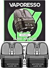 Vaporesso Luxe XR Replacement Pod [DTL] - 2 Pack (No Coil) - for Luxe X Kit & Luxe XR Kit, Leak-Resistant, Adjustable Airflow, E Cig 2ml Vape Pods, No Nicotine