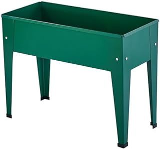 Top Home Solutions® Raised Beds For Garden - Metal Elevated Planter Box With Legs for Flowers, Vegetables, Herbs - Perfect for Patio, Balcony & Garden