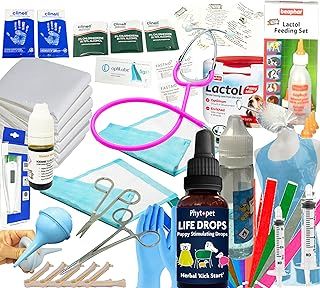 Warwick Whelping Boxes Life Save Whelping Kit for Puppies, Includes Puppy Milk, Life Drops & Iodine Exclusive