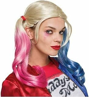 Rubies Official Suicide Squad Harley Quinn Wig, Adult Fancy Dress Accessory Halloween