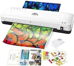 A3 Laminator Machine, 13 inches Laminating Machine with 30 Laminating Pouches for A3 A4 A5 A6, Cold and Thermal Laminator Machine A3 for Office Home School Use