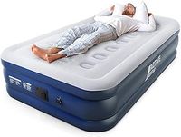 Active Era Premium Single Air Bed Inflatable Mattress with a Built-in Electric Pump and Pillow