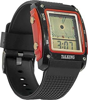 Aidapt Talking Dual Display Waterproof Watch with Loud Clear Easy to Understand Voice, Daily Alarm and Adjustable Strap for Visually Impaired and Blind Users