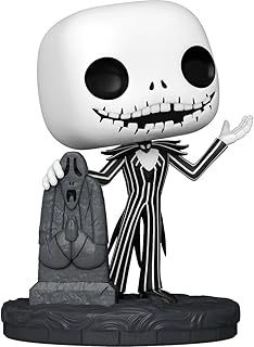 Funko POP! Disney: the Nightmare Before Christmas 30th - Jack Skellington With Gravestone - Collectable Vinyl Figure - Gift Idea - Official Merchandise - Toys for Kids & Adults - Movies Fans