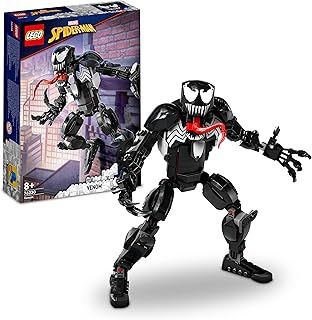 LEGO 76230 Marvel Venom Figure, Fully Articulated Super Villain Action Toy, Spider-Man Universe Collectible Set, Alien Toys for Boys and Girls