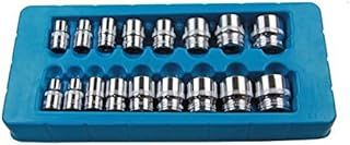 US PRO 17pc 3/8 dr Shallow Sockets Set, Socket 6 Point 8-24mm 1376