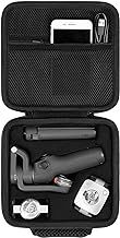 co2CREA Hard Travel Storage Case for DJI OSMO Mobile 6 Smartphone Gimbal Stabilizer 3-Axis Phone Gimbal,Protection Case compatible With DJI OM Fill Light Phone Clamp