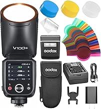 Godox V100S Camera Flash Speedlite, V100 S 100W Touch Screen Flash, TTL HSS 1/8000s Sync, Compatible with Sony A9 III, a7 III, a7C II, a7 IV, a7C, a7 RV, a7/a7S III and a6700 zv-e10 a6400 zv-e10 II
